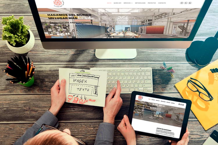 estudio de pecas verdes, donde trabajamos y diseñamos los sitios web